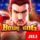 Boxing King sports themed slot title art