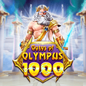 Gates of Olympus 1000 Greek god slot title art