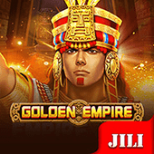 Golden Empire imperial themed slot title art