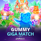 Gummy Giga Match candy slot title art