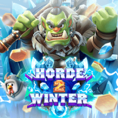 Horde 2 Winter snow battle slot title art
