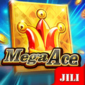 Mega Ace card themed slot title art