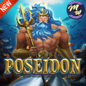 Poseidon sea god slot title art